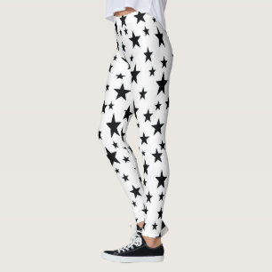 Leggings Estrellas del negro