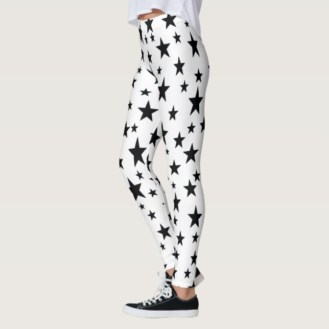 Leggings Estrellas del negro (Izquierda)