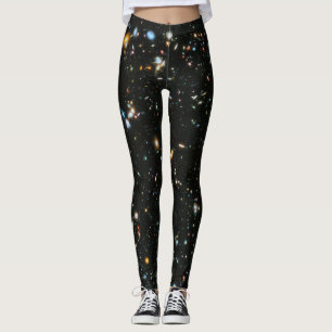 Leggings Estrellas espaciales profundas y galaxias