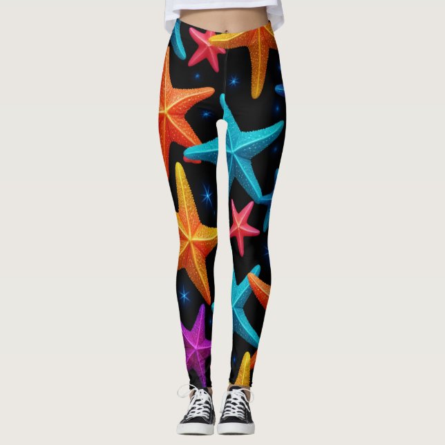 Leggings Estrellas marinas neonesas (Anverso)