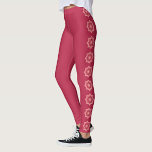 Leggings Estrellas Murex Shell Viva Magenta