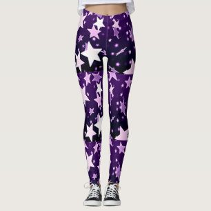 Leggings Estrellas púrpuras