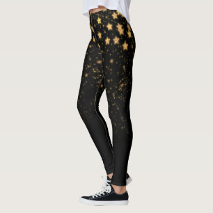 Leggings Estrellas Purpurinas de oro