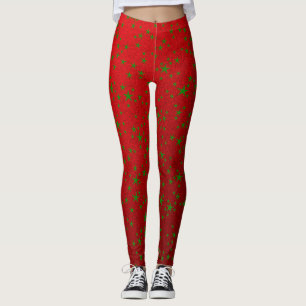 Leggings estrellas verdes Elegantes lámparas retro modernas