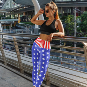 Leggings Estrellas y cintas de Estados Unidos