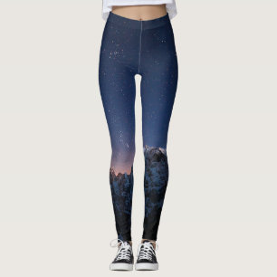 Leggings Estrellas y montañas nevadas