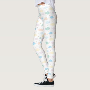 Leggings Estrellas y nubes pastorales