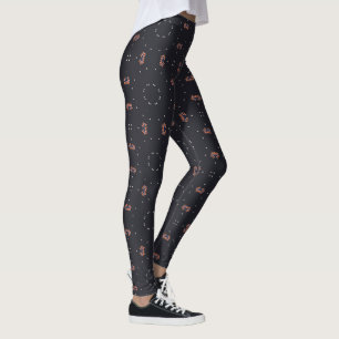 Leggings Estrellas y patrón de nave espacial único
