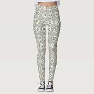 Leggings Estrellas y puntos monocromos
