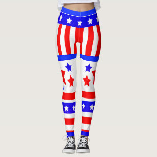 Leggings Estrellas y rayas de Estados Unidos