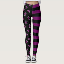 Leggings Estrellas Y Rayas Leggencias