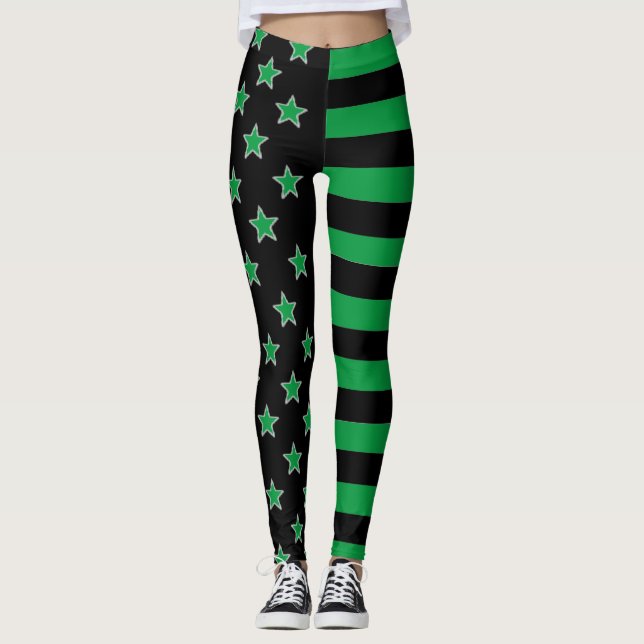 Leggings Estrellas Y Rayas Leggencias (Anverso)