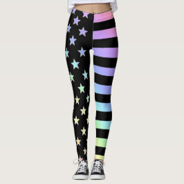 Leggings Estrellas Y Rayas Leggencias