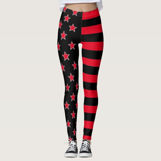 Leggings Estrellas Y Rayas Leggencias (Anverso)
