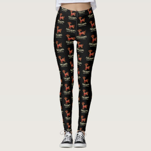 Leggings Estrellazo con el navidad del perro del Dachshund