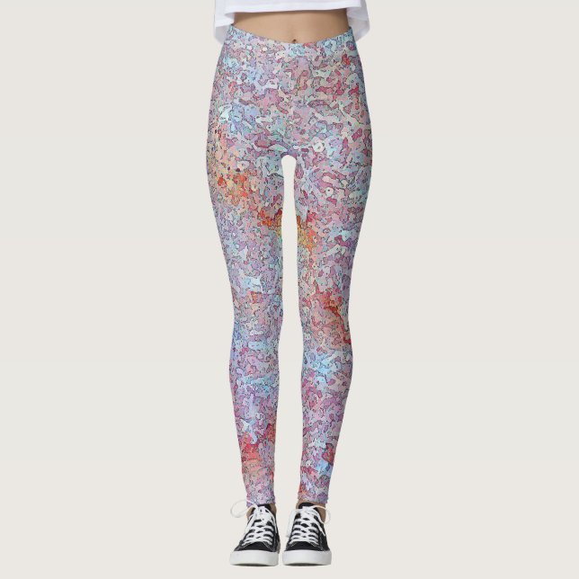 Leggings Estúco Azul Mist (Anverso)