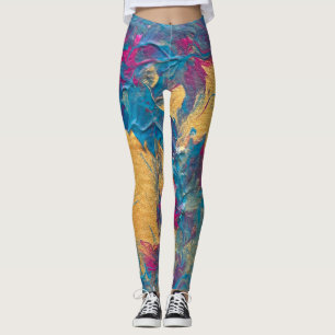 Leggings Estudio de pintura con globos del jardín de arreci