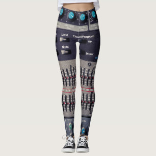 Leggings Estudio del mezclador de sonido de muchos botones