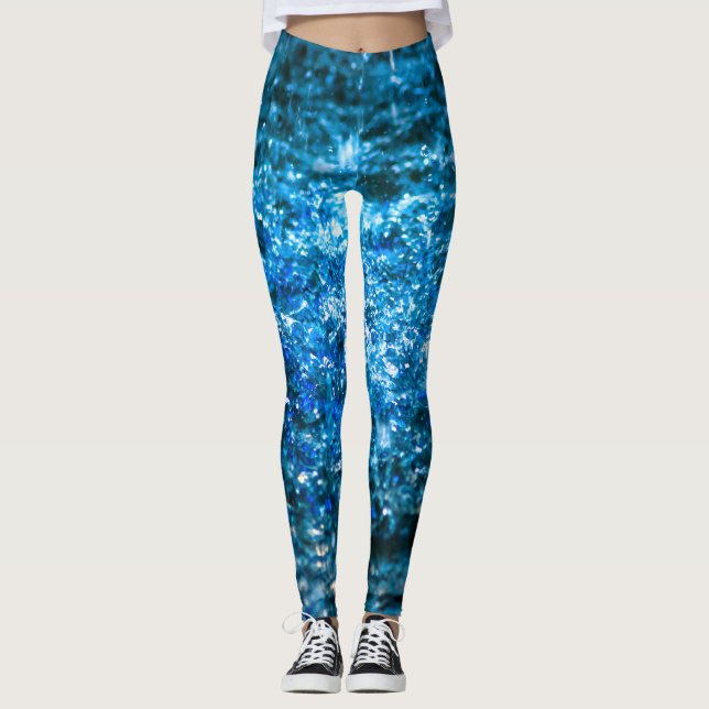 Leggings Estudio En Acuarela - Azul (Anverso)