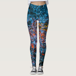 Leggings Estudio En Acuarela - Naranja