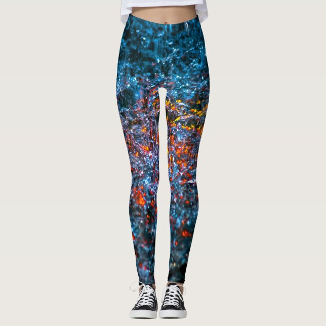Leggings Estudio En Acuarela - Naranja (Anverso)