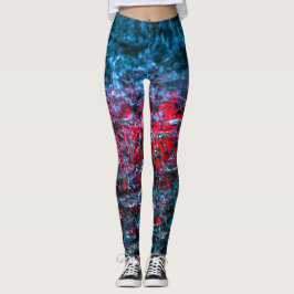 Leggings Estudio En Acuarela - Rojo
