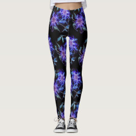 Leggings Ethereal Wisps: Diseño Kirlian