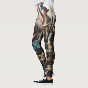 Leggings Eugene Delacroix - La Libertad Guiando al Pueblo