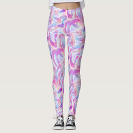 Leggings eurobeat holorave - rosa y azul: