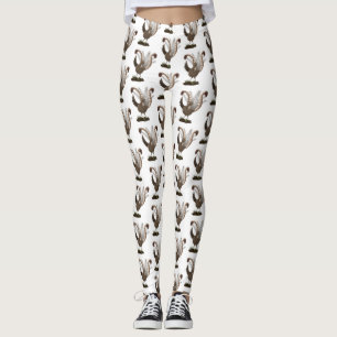 Leggings Excelente ilustracion de personalizado de lyrebird
