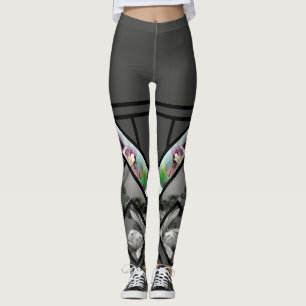 Leggings Existencias de flores