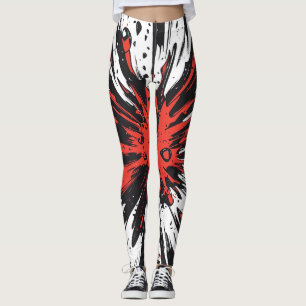 Leggings Explosión de arte pop de estilo cómico (7)