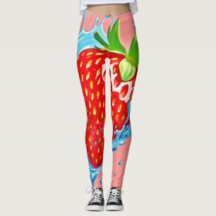 Leggings Explosión de Fresa Fresca