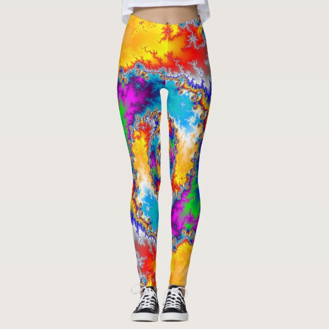 Leggings Explosión fractal (Anverso)