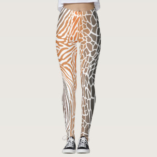 Leggings extracto, animal, fondo, camuflaje, jirafa,