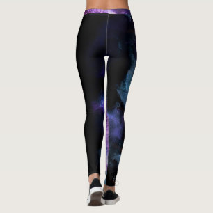 Leggings Extracto púrpura del coche de "Amanda" con la tira
