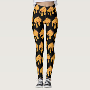 Leggings exudación de la pizza de queso