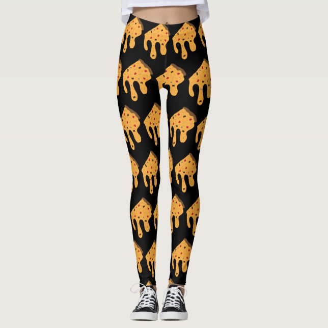 Leggings exudación de la pizza de queso (Anverso)