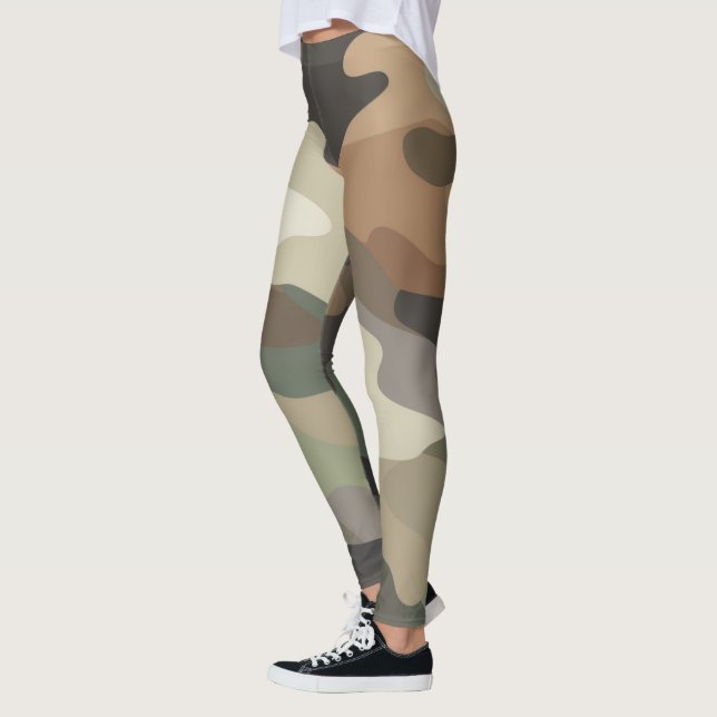 Leggings Eye Catching Camouflage Print Stylish (Izquierda)