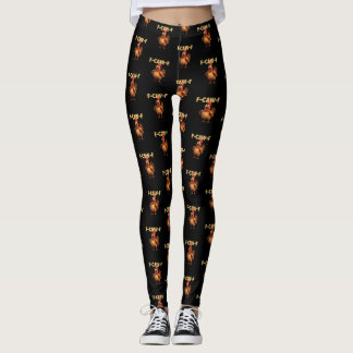 Leggings F Caw F Chiste de Pollo Humor Oscuro Sarcasmo 