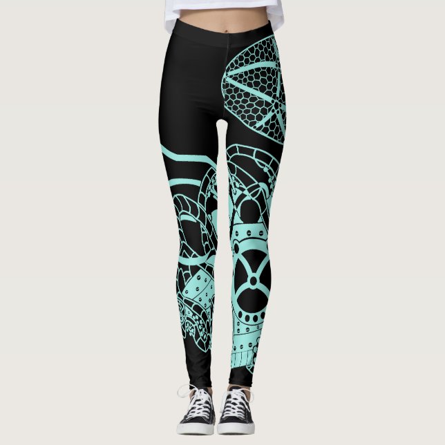 Leggings Fago de Steampunk contra bacterias (Anverso)