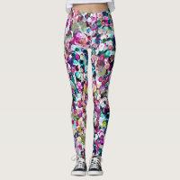 Falsas lentejuelas Bling del arco iris femenino