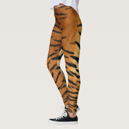 Leggings Falsas polainas de la piel del tigre siberiano