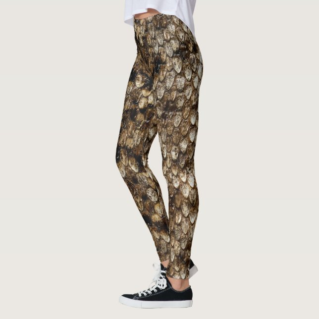 Leggings Falsas polainas del piel de serpiente de la (Izquierda)