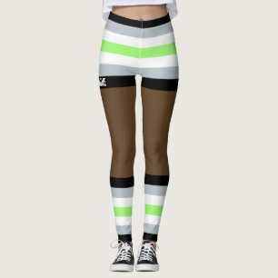 Leggings Falsas y piernas del Orgullo Agénero