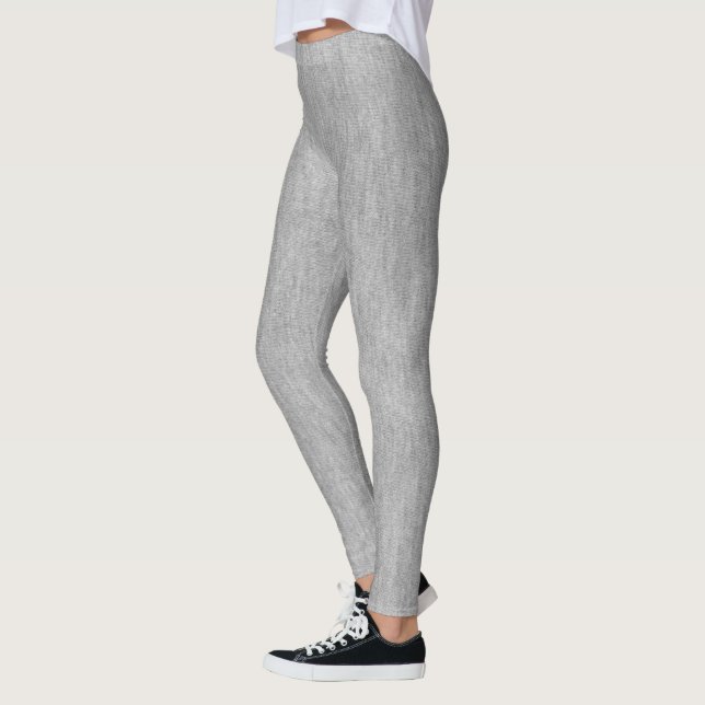 Leggings Falso gris texturizado Tela (Izquierda)