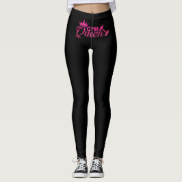 Leggings Falso purpurina de imitación rosa candente de la r