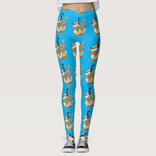 Leggings Familia de patos de Sajonia