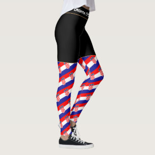 Leggings Fanático de la moda y el deporte de Croacia y la b
