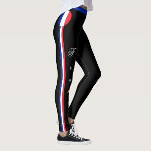 Leggings Fanáticos de la moda y del deporte de la bandera f